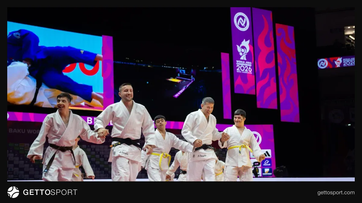 Milli Gimnastika Arenasında adaptiv cüdo nümayişi