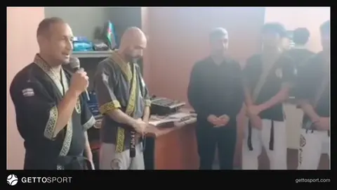 Ağdam Olimpiya İdman Kompleksində yeni təmir olunmuş alpaqut zalı