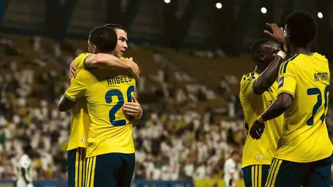 Cristiano Ronaldo Al-Nassr formasıyla gol sevinci