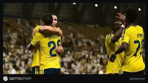 Cristiano Ronaldo Al-Nassr formasıyla gol sevinci