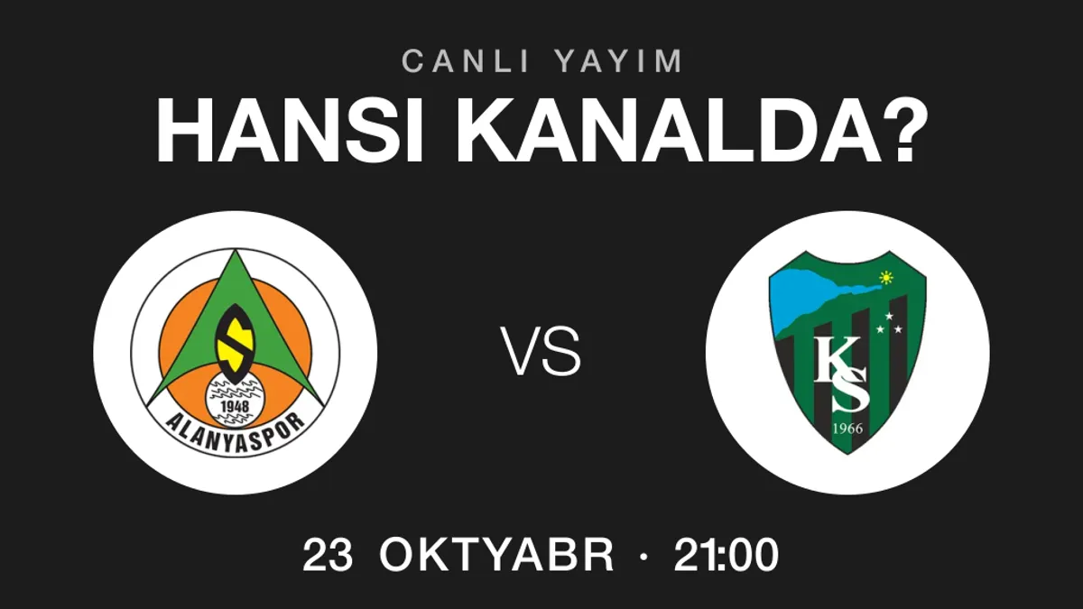 Alanyaspor – Kocaelispor oyununun yayım kanalı