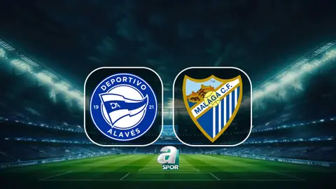 Alaves stadında maç öncesi görüntü, Alaves ve Malaga formaları