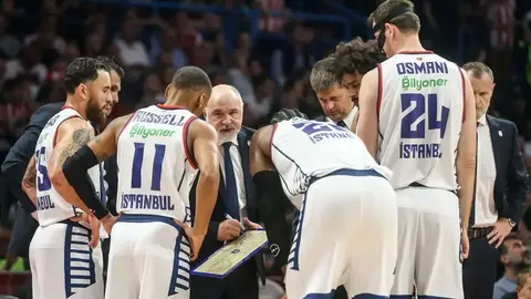 Anadolu Efes oyuncuları ve Bayern Münih logosu, Turkcell Basketbol Gelişim Merkezi