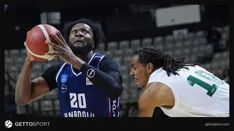 BJK Akatlar salonunda Anadolu Efes ile Esenler Erokspor maçından genel görünüm