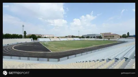 Naxçıvan şəhər stadionunun ümumi görünüşü və təmir işləri planı