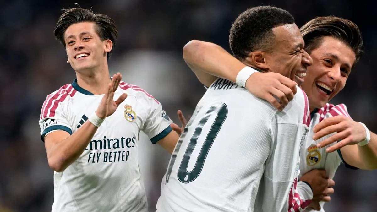Arda Güler gol sevinci ve Mbappé paylaşımı