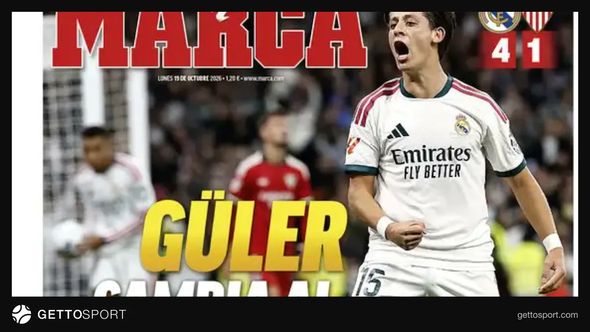 Real Madrid formasıyla Arda Güler gol sevinci