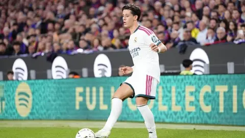 Arda Güler ve Real Madrid logosu sosyal medya paylaşımı görüntüsü
