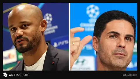 Arteta və Kompani oyundan sonra mətbuat konfransında