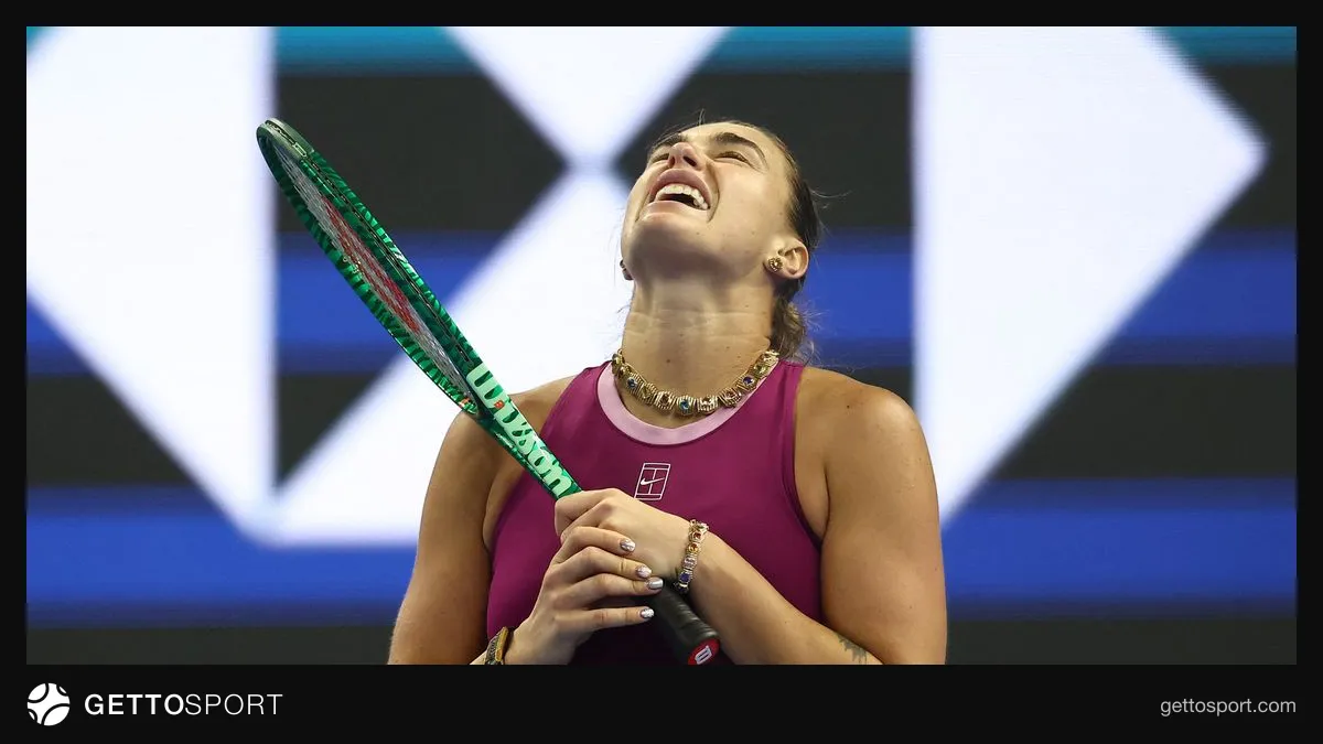 Wuhan Açık kortunda oynanan maçtan Sabalenka ve Pegula ile rakiplerinin anları