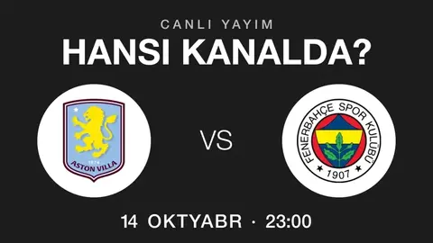 Aston Villa – Fənərbaxça oyununun yayım kanalları