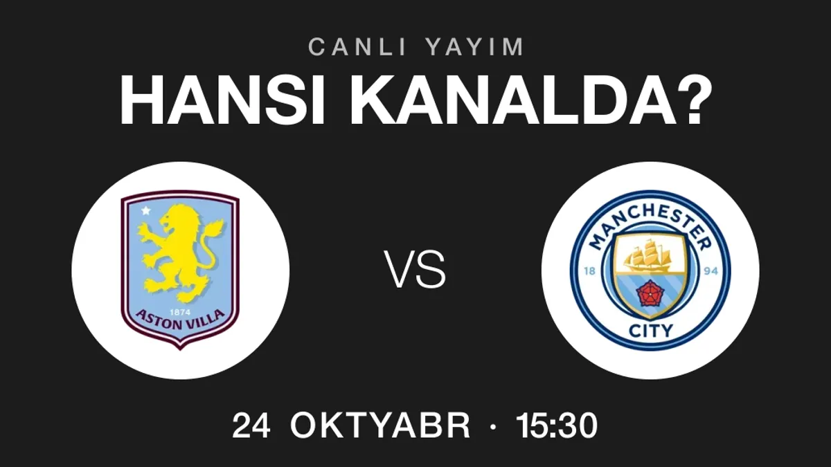 Aston Villa – Mançester Siti oyununun yayım kanalları