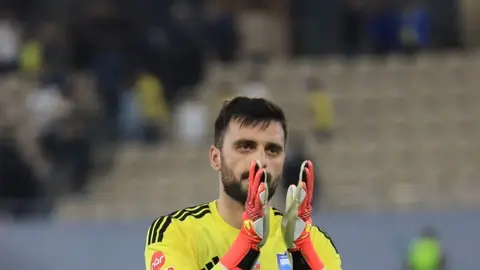 Aydın Bayramov oyundan sonra müsahibə verərkən