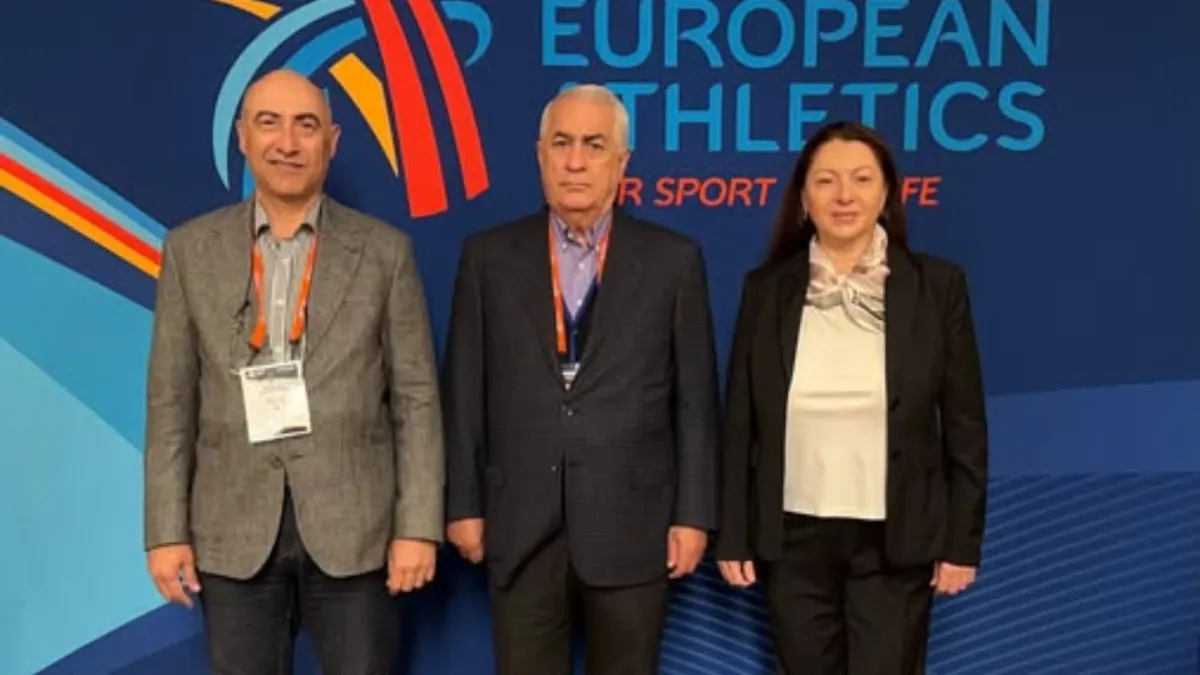 Lozannada Avropa Atletika Konvensiyasında iştirak edən Azərbaycan nümayəndə heyəti