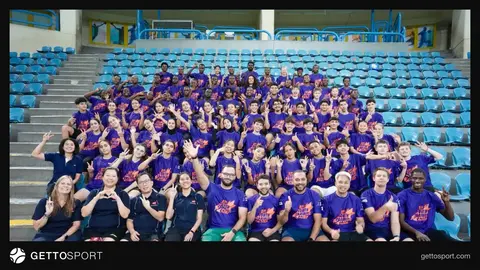 Azərbaycan gənc badmintonçuları Qahirədə məşq və yarış zamanı