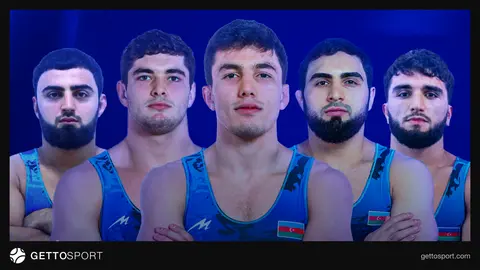 Las Veqas U23 güləş çempionatında medal qazanan azərbaycanlı güləşçilər