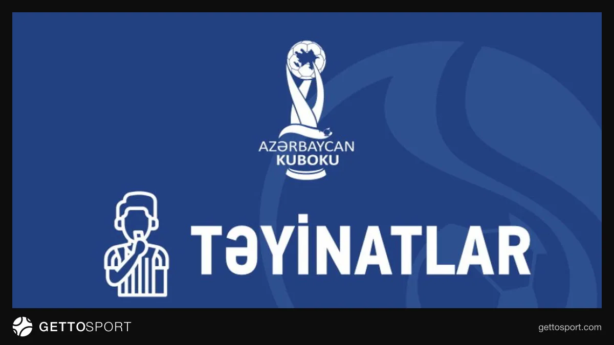 Hakimlər nəzarət edir—futbol matçı üçün təyinat