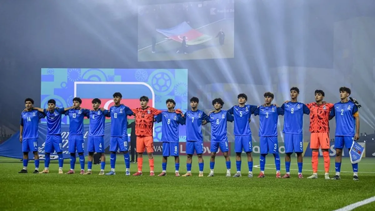 Azərbaycan U-15 və Əfqanıstan U-15 komandaları Hövsan Yarış Kompleksində penaltilərə hazırlaşır