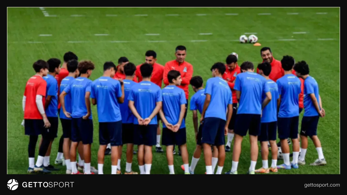Azərbaycan U-16 millisi Bayıl Arenada məşqdə