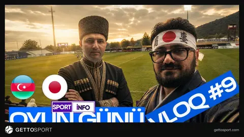 Qəbələ stadionunda U-20 milli komandası və jurnalistlər
