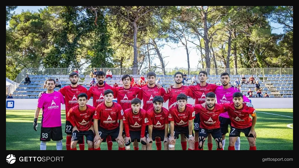 Azərbaycan U-23 minifutbol komandası oyun zamanı