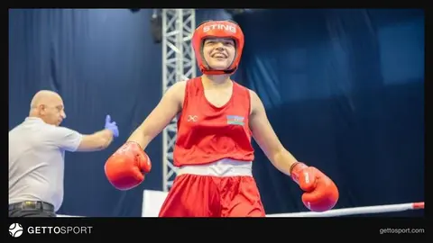 U-17 Avropa çempionatında Azərbaycan boksçuları ringside görüntüsü