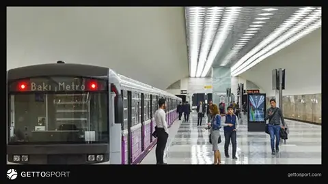 Bakı Metropoliteninin Koroğlu stansiyası və Bakı Olimpiya Stadionu istiqaməti