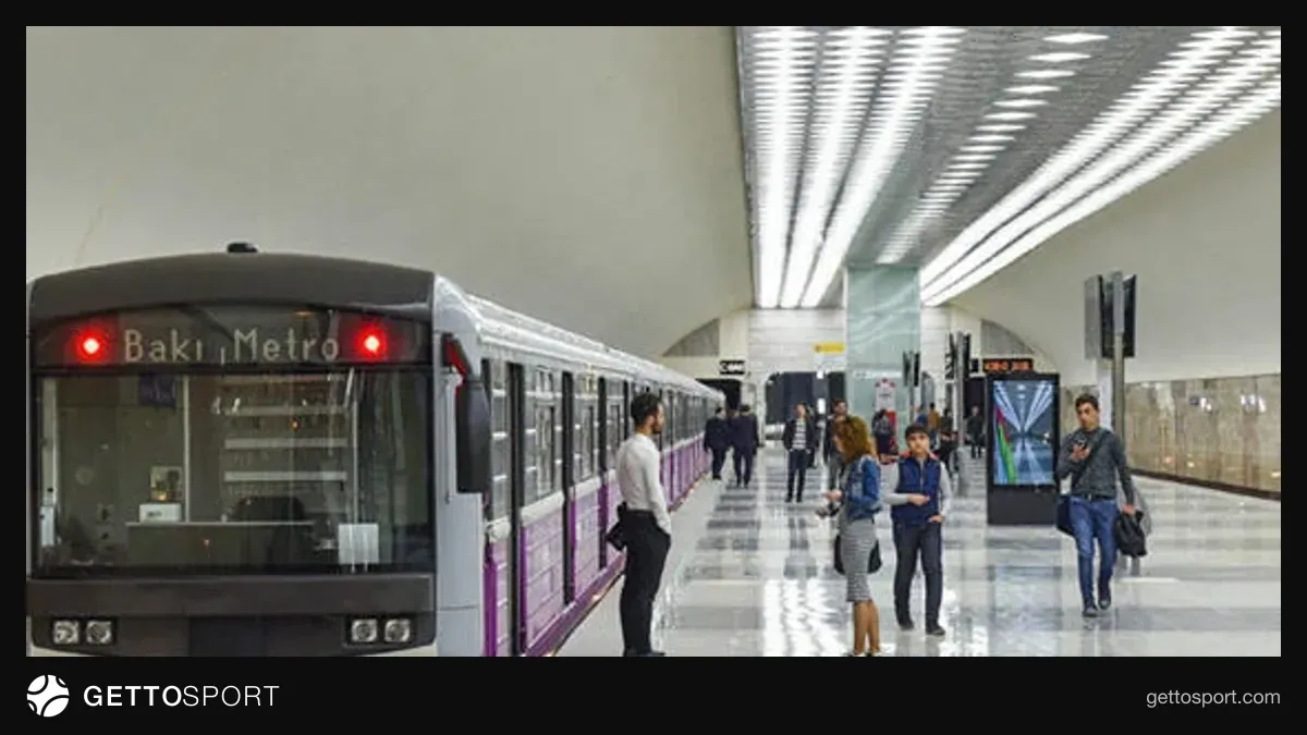 Bakı Metropoliteninin Koroğlu stansiyası və Bakı Olimpiya Stadionu istiqaməti