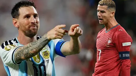 Ballon d'Or ödülü ve adayların isimlerinin yazılı olduğu liste