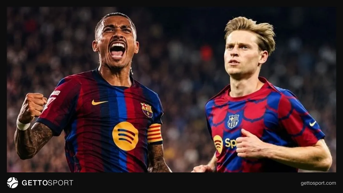 Barcelona kadro açıklaması, Frenkie de Jong ve Raphinha'nın döndüğü antrenmandan görüntü