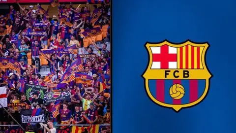 Camp Nou stadionunda Gol 1957 sektoru və azarkeşlər