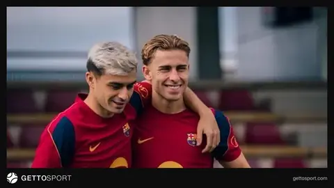 Barselona futbolçuları məşq zamanı