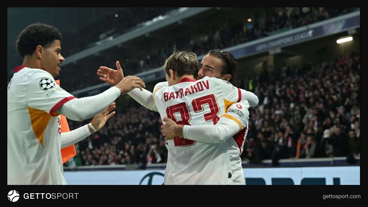 Aleksey Batrakov gol sevinci, Galatasaray formasıyla kafa vuruşu