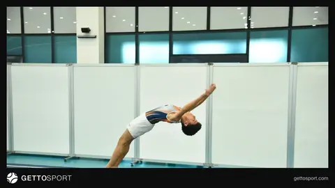 Batut və tamblinq gimnastları Milli Gimnastika Arenasında yarışır
