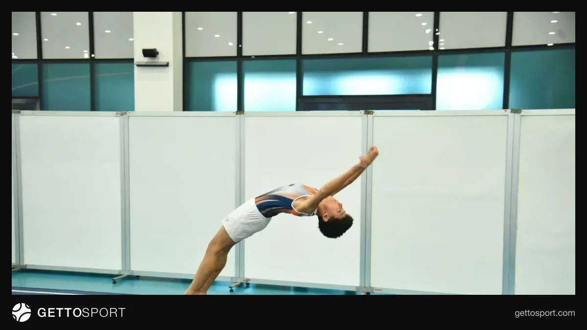 Batut və tamblinq gimnastları Milli Gimnastika Arenasında yarışır