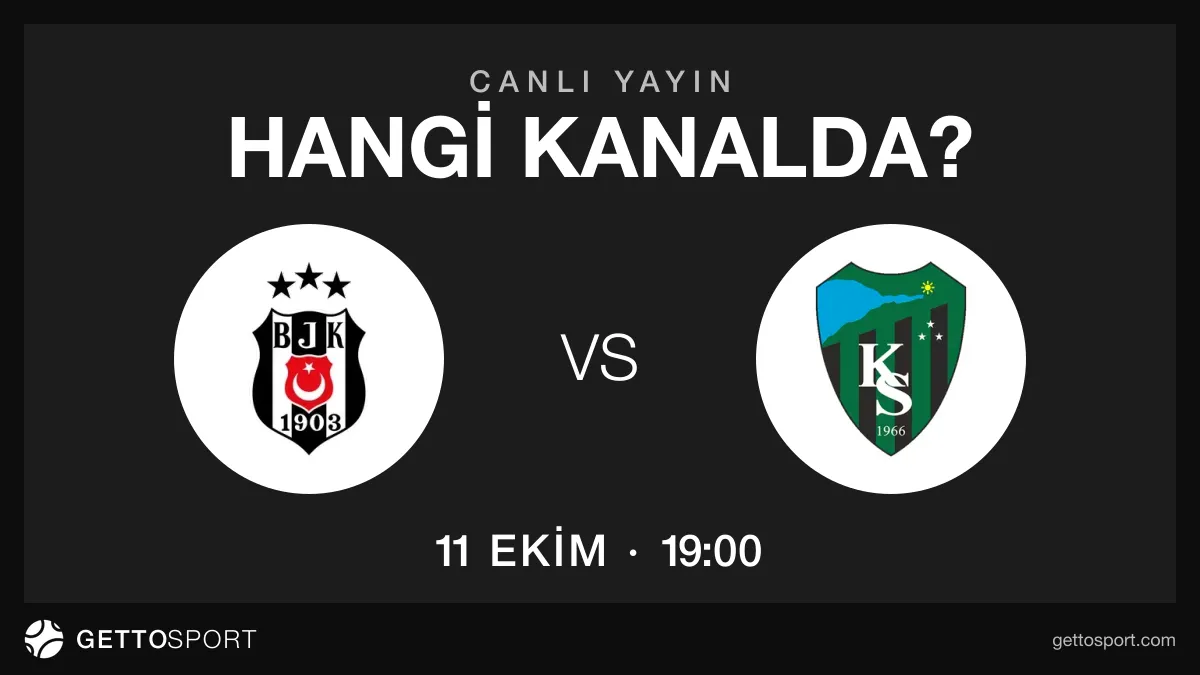Beşiktaş - Kocaelispor maçının yayın kanalları