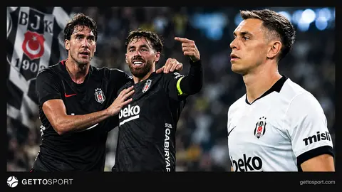 Beşiktaş antrenmanında sakatlık sonrası toparlanan futbolcuların görüntüsü