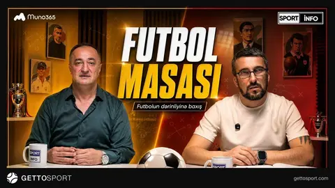 Bəxtiyar Musayev studiyada Futbol Masası verilişində danışır