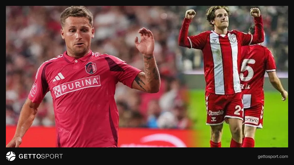 Carlo Holse gol sevincinde St. Louis City formasıyla