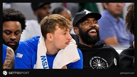 Cooper Flagg ve Kyrie Irving antrenmanda birlikte