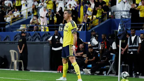Cristiano Ronaldo gol sevinci Al-Awwal Park'ta