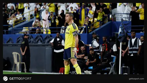 Cristiano Ronaldo gol sevinci Al-Awwal Park'ta