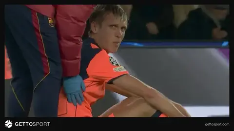Dani Olmo PSJ ilə görüşdə zədələnib, meydanda dayanmış vəziyyətdə