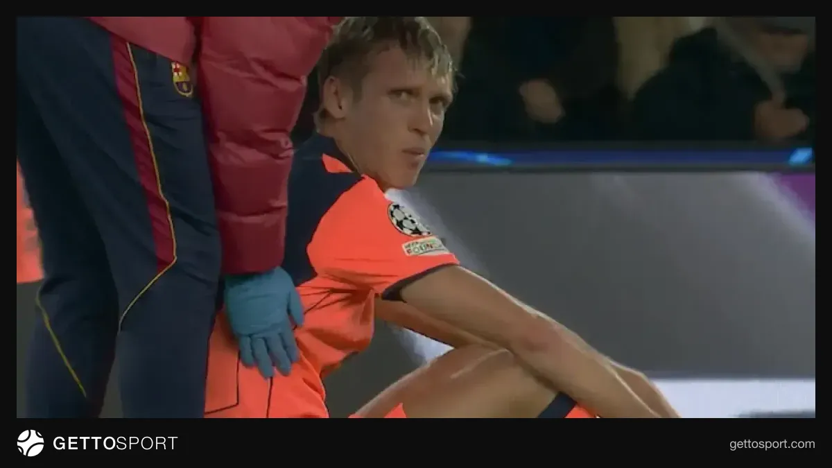 Dani Olmo PSJ ilə görüşdə zədələnib, meydanda dayanmış vəziyyətdə