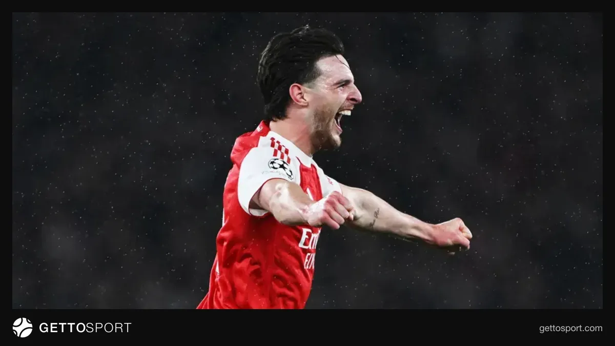 Deklan Rays Arsenal forması ilə meydanda