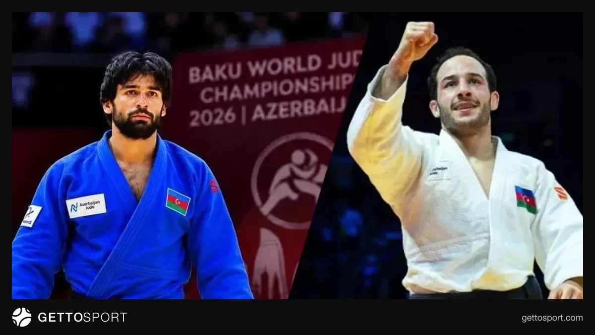Əhməd Yusifov medalla podiumda, Bakı dünya çempionatı