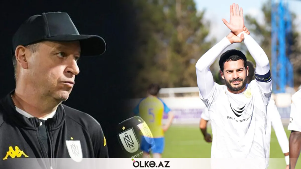 Cavid Hüseynov Futbol Manşet verilişində aparıcı Xanoğlan İmanovla söhbət edir