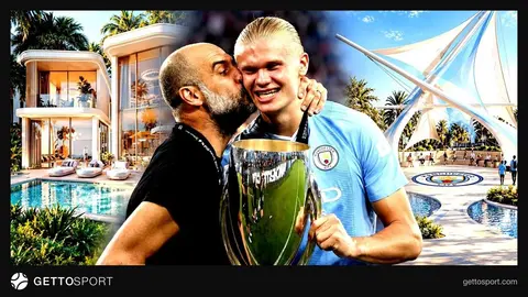 Erling Haaland ve Pep Guardiola proje tanıtımında sahnede