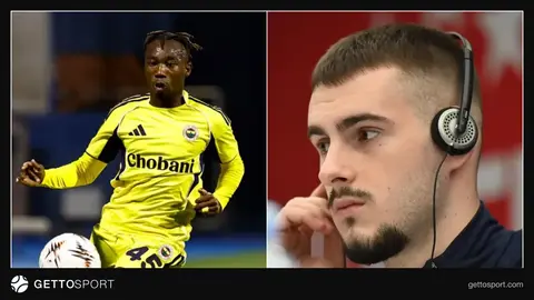 Fənərbağça oyunçuları meydanda, baş məşqçi İsmail Kartal yan xəttdə