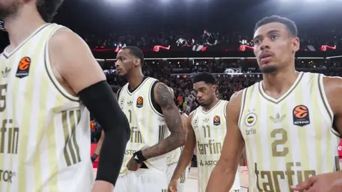 Movistar Arena'da Real Madrid - Fenerbahçe Tarfin maçı anı